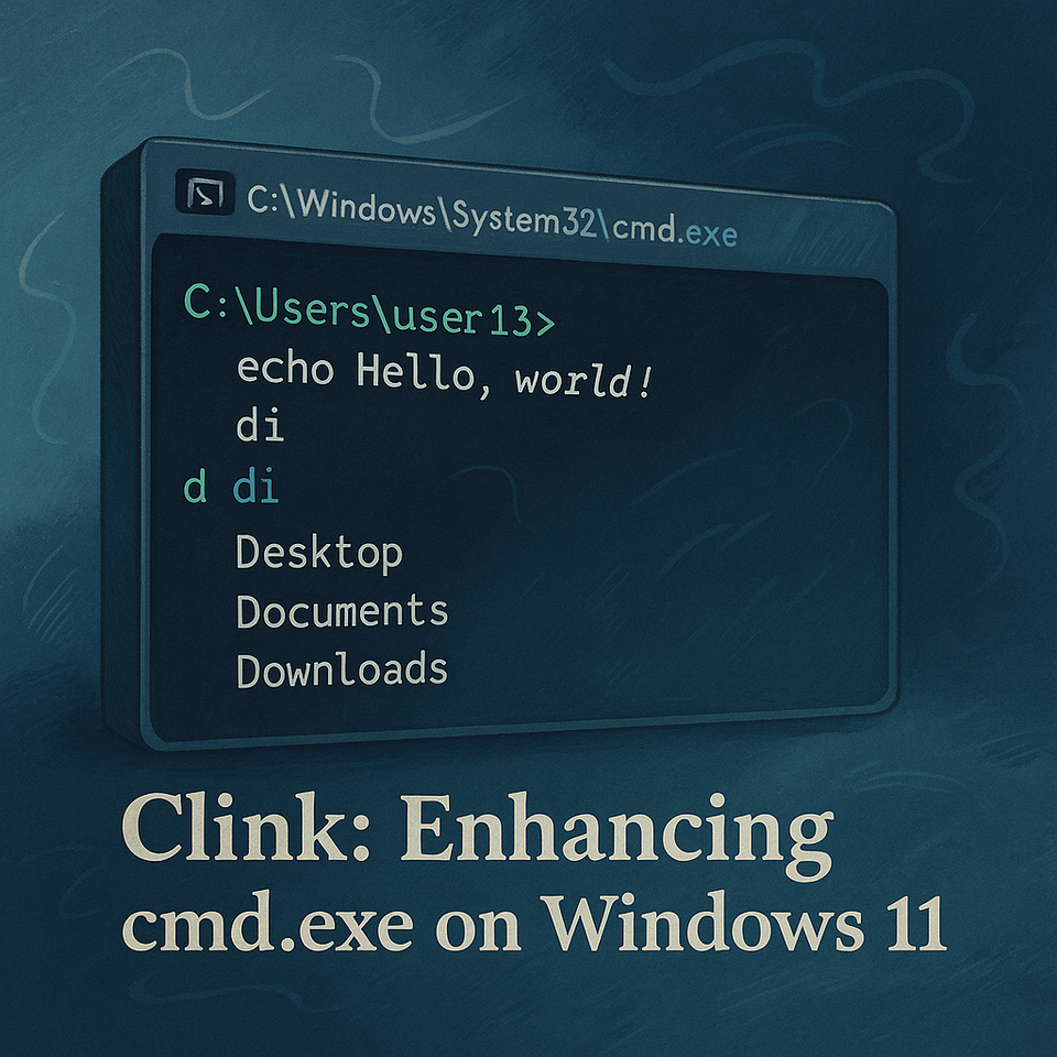 Power Up cmd.exe with Clink